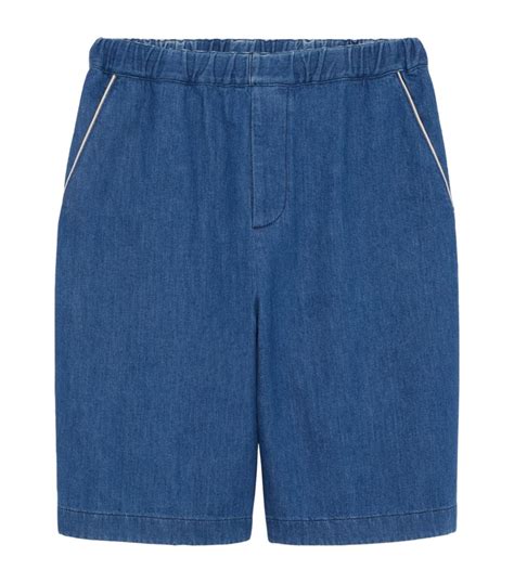 gucci shorts blue|gucci denim shorts men.